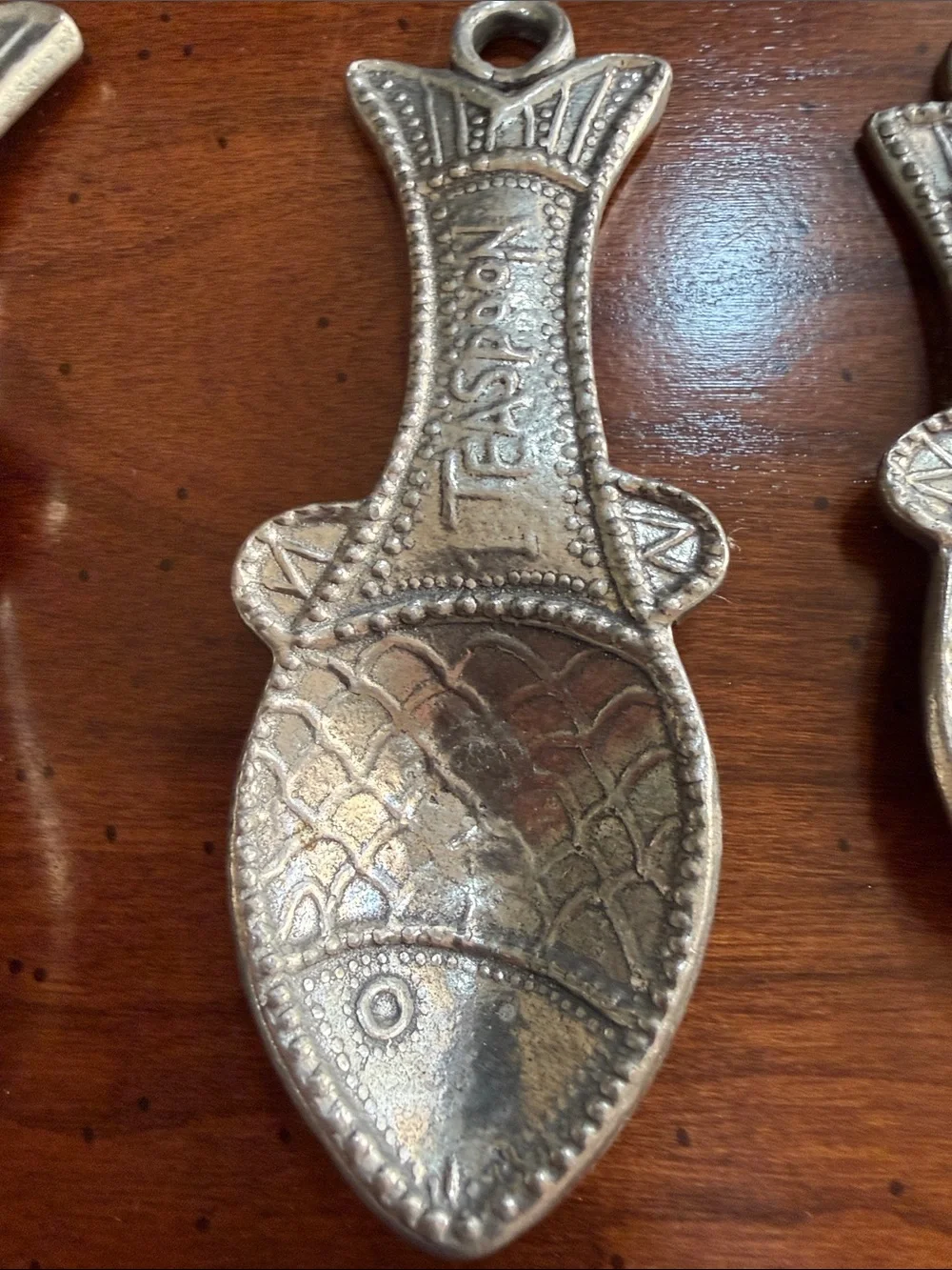 Crosby & Taylor Pewter Fish-Shaped Metal Spoon Set Collection